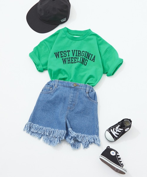 CIAOPANIC TYPY(チャオパニックティピー)の「▽【KIDS】カレッジプリントTee(Tシャツ/カットソー・キッズ・ホワイト/チャコールグレー/ピンク/グリーン・MEDIUM/LARGE/X-LARGE/XX-LARGE/SMALL)」の16枚目の写真