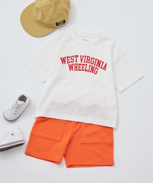 CIAOPANIC TYPY(チャオパニックティピー)の「▽【KIDS】カレッジプリントTee(Tシャツ/カットソー・キッズ・ホワイト/チャコールグレー/ピンク/グリーン・MEDIUM/LARGE/X-LARGE/XX-LARGE/SMALL)」の19枚目の写真