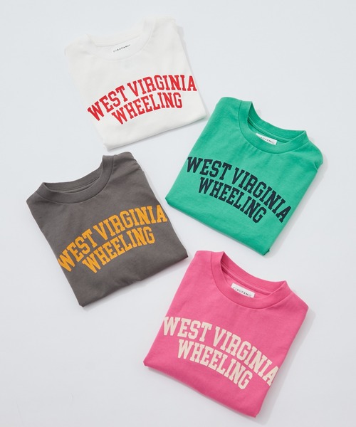 CIAOPANIC TYPY(チャオパニックティピー)の「▽【KIDS】カレッジプリントTee(Tシャツ/カットソー・キッズ・ホワイト/チャコールグレー/ピンク/グリーン・MEDIUM/LARGE/X-LARGE/XX-LARGE/SMALL)」の20枚目の写真