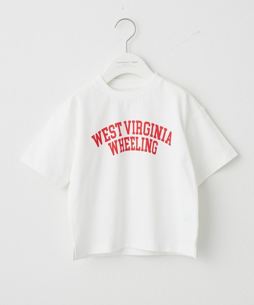 CIAOPANIC TYPY(チャオパニックティピー)の「▽【KIDS】カレッジプリントTee(Tシャツ/カットソー・キッズ・ホワイト/チャコールグレー/ピンク/グリーン・MEDIUM/LARGE/X-LARGE/XX-LARGE/SMALL)」の21枚目の写真