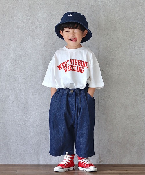 CIAOPANIC TYPY(チャオパニックティピー)の「▽【KIDS】カレッジプリントTee(Tシャツ/カットソー・キッズ・ホワイト/チャコールグレー/ピンク/グリーン・MEDIUM/LARGE/X-LARGE/XX-LARGE/SMALL)」の7枚目の写真