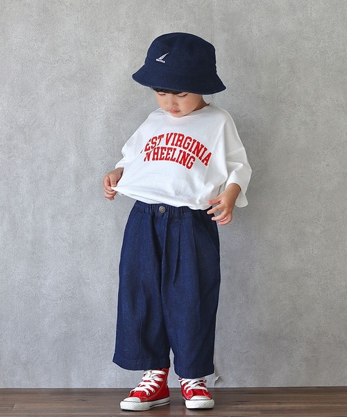 CIAOPANIC TYPY(チャオパニックティピー)の「▽【KIDS】カレッジプリントTee(Tシャツ/カットソー・キッズ・ホワイト/チャコールグレー/ピンク/グリーン・MEDIUM/LARGE/X-LARGE/XX-LARGE/SMALL)」の8枚目の写真