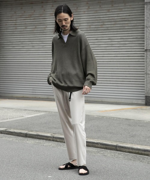 URBAN RESEARCH(アーバンリサーチ)の「リネンスキッパーニット(ニット/セーター・メンズ・ネイビー/カーキ・LARGE/MEDIUM)」の7枚目の写真