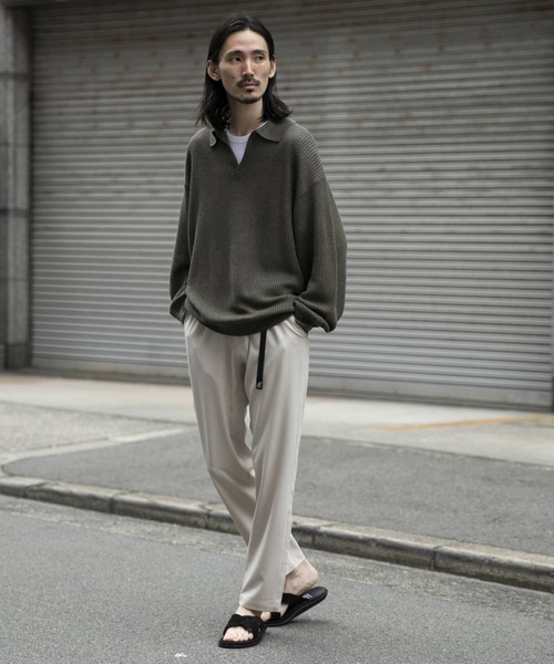 URBAN RESEARCH(アーバンリサーチ)の「リネンスキッパーニット(ニット/セーター・メンズ・ネイビー/カーキ・LARGE/MEDIUM)」の8枚目の写真