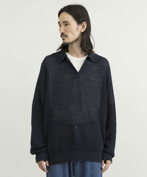 ゆきページ リネンスキッパーニット