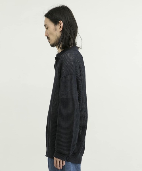 URBAN RESEARCH(アーバンリサーチ)の「リネンスキッパーニット(ニット/セーター・メンズ・ネイビー/カーキ・LARGE/MEDIUM)」の16枚目の写真
