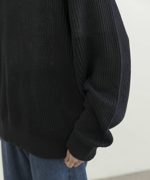 URBAN RESEARCH(アーバンリサーチ)の「リネンスキッパーニット(ニット/セーター・メンズ・ネイビー/カーキ・LARGE/MEDIUM)」の20枚目の写真