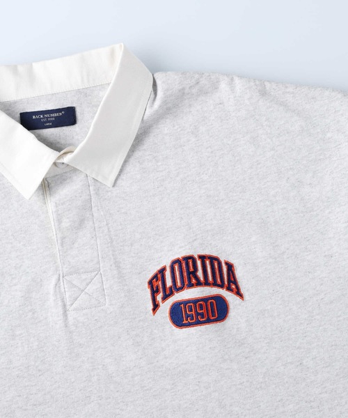 BACK NUMBER（バックナンバー）の「【BACK NUMBER】ワンポイントラガーシャツ（ポロシャツ・メンズ・ネイビー/グレー/グリーン・M/L/XL）」の9枚目の写真