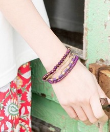 チャイハネ | 【チャイハネ】レイラセットブレスレット PURPLE(ブレスレット)