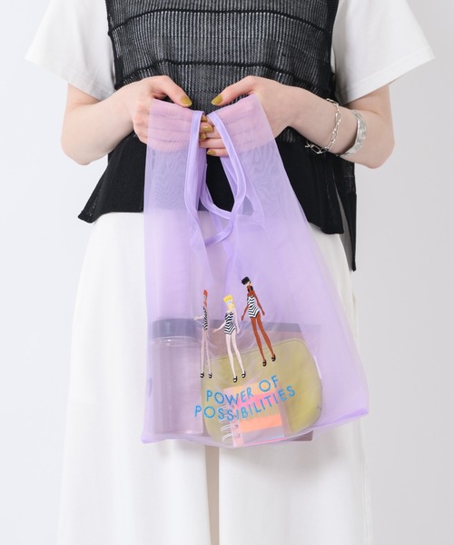 Barbie（バービー）の「Barbie　チュールエコバッグ（エコバッグ/サブバッグ・レディース・ピンク/ブルー/グリーン・FREE）」の10枚目の写真