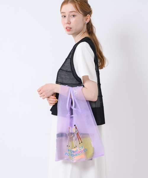 Barbie（バービー）の「Barbie　チュールエコバッグ（エコバッグ/サブバッグ・レディース・ピンク/ブルー/グリーン・FREE）」の11枚目の写真