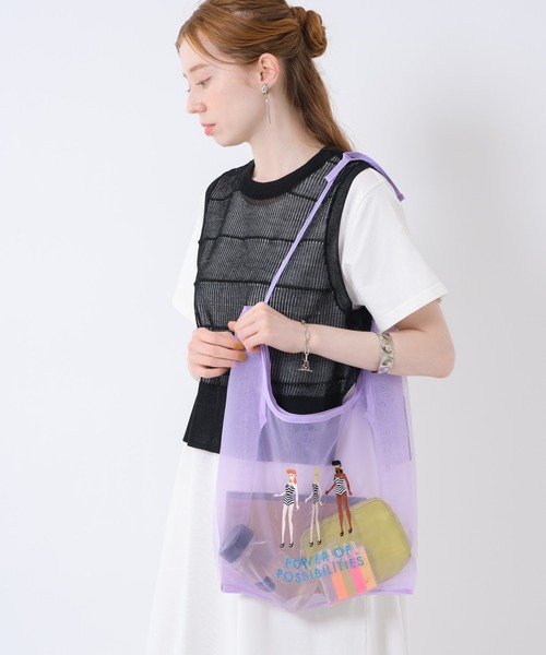 Barbie（バービー）の「Barbie　チュールエコバッグ（エコバッグ/サブバッグ・レディース・ピンク/ブルー/グリーン・FREE）」の13枚目の写真