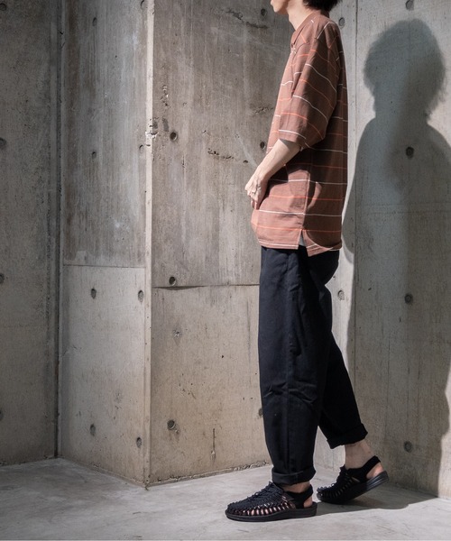 JOHN'S CLOSET(ジョンズクローゼット)の「【i】天竺ピンボーダーポロシャツ(ポロシャツ・メンズ・グリーン/ブラウン/サックスブルー・LARGE/MEDIUM/X-LARGE)」の16枚目の写真