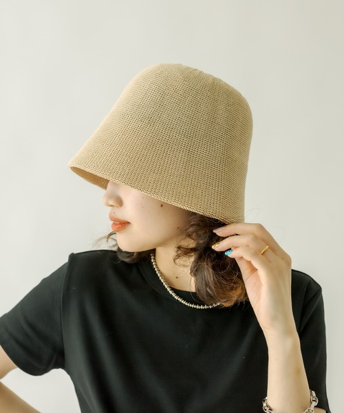 mystic（ミスティック）の「NEWサーモチューリップハット（ハット・レディース・ブラック/ベージュ/オフホワイト・FREE）」の11枚目の写真