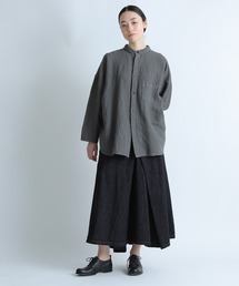22AW プランテーションPlantation BLACK DENIMスカート 22AW プランテーションPlantation BLACK DENIMスカート
