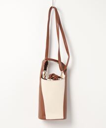 KOBE LETTUCE | キャンバス×フェイクレザーバッグ[B1486](ハンドバッグ)