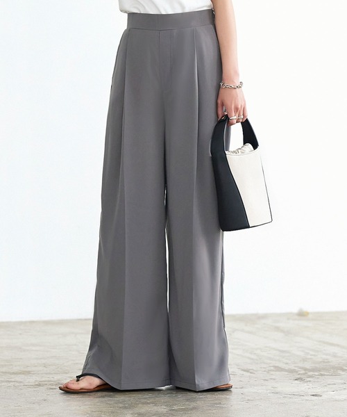 KOBE LETTUCE(コウベレタス)の「キャンバス×フェイクレザーバケットバッグ(ハンドバッグ・レディース・ブラック系その他/ブラウン系その他・FREE)」の18枚目の写真