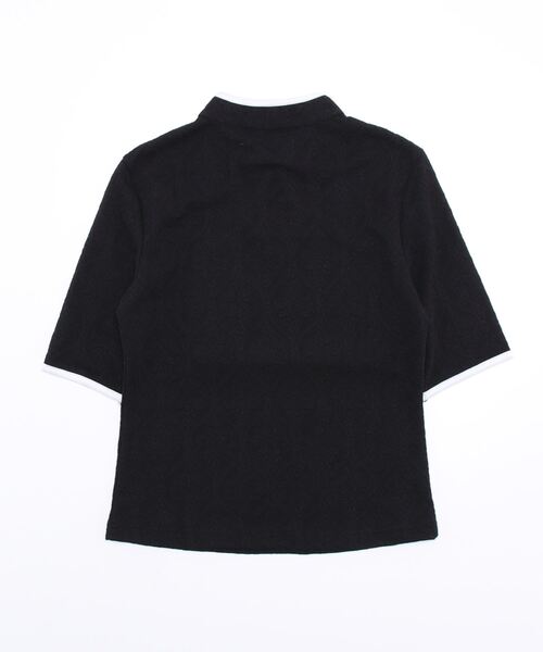 ANDGEEBEE（アンジービー）の「パイピングチャイナトップス（その他トップス・レディース・ホワイト/ブラック・MEDIUM）」の11枚目の写真