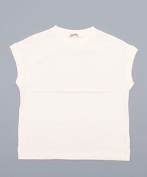 Samansa Mos2 | 【USAコットン】フレンチスリーブTシャツ(Tシャツ/カットソー)