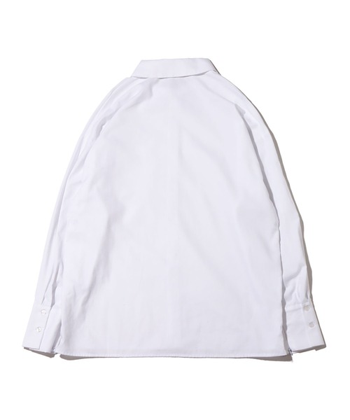 UGG（アグ）の「UGG@mos サイドファスナー ビッグシャツ / アグ サイドファスナー ビッグシャツ（シャツ/ブラウス・レディース・ベージュ/ホワイト/ブルー・M/L）」の9枚目の写真