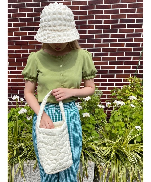 WC（ダブル シー）の「ポップコーンハット（ハット・レディース・ホワイト/ブラック・FREE）」の4枚目の写真