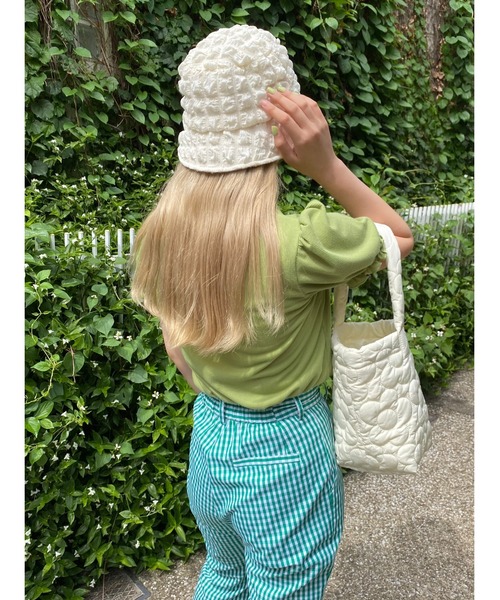 WC（ダブル シー）の「ポップコーンハット（ハット・レディース・ホワイト/ブラック・FREE）」の6枚目の写真