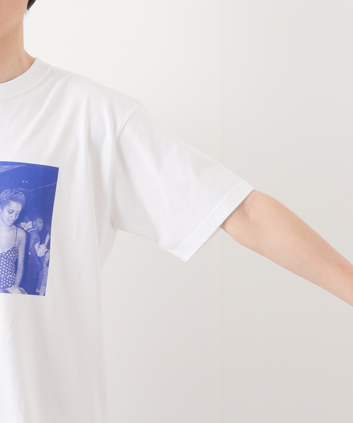 JOURNAL STANDARD(ジャーナルスタンダード)の「【RUNTHEM/ランセム】C-A TEE - コットン(Tシャツ/カットソー・メンズ・ホワイト・MEDIUM/LARGE/X-LARGE)」の2枚目の写真