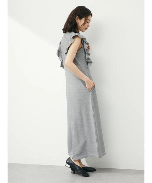 Sugar spoon（シュガースプーン）の「・SUGAR SPOON ボーダーラッフルワンピ（ワンピース・レディース・ブラック/ブルー/グリーン・FREE）」の22枚目の写真