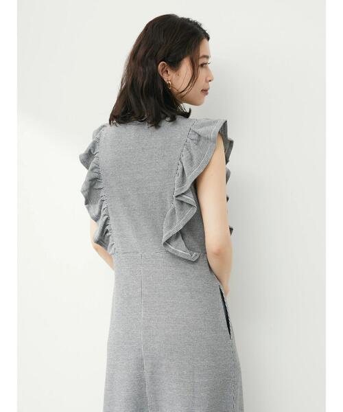 Sugar spoon（シュガースプーン）の「・SUGAR SPOON ボーダーラッフルワンピ（ワンピース・レディース・ブラック/ブルー/グリーン・FREE）」の19枚目の写真