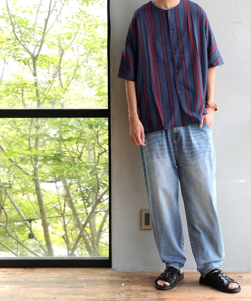 antiqua(アンティカ)の「【tree cafe】半袖シャツ(シャツ/ブラウス・メンズ・オフホワイト・FREE)」の8枚目の写真