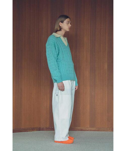 Dickies（ディッキーズ）の「＜Dickies × monkey time＞ TWILL DOUBLE KNEE WIDE PANTS/パンツ（その他パンツ・メンズ・ホワイト/ブラック/ターコイズブルー・32inch/30inch/34inch）」の17枚目の写真