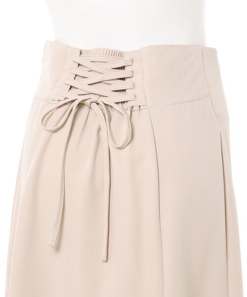 INGNI（イング）の「BACKレースUPマーメイドスカート（スカート・レディース・ブラック/ライトベージュ・FREE）」の7枚目の写真