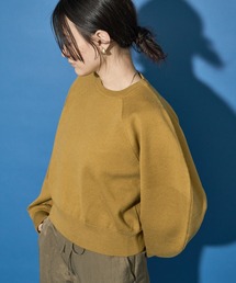 Audrey and John Wad（オードリーアンドジョンワッド）の「ボリューム袖ミラノリブニットプルオーバー（ニット/セーター）」