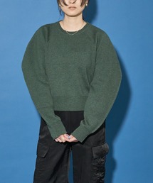 Audrey and John Wad（オードリーアンドジョンワッド）の「ボリューム袖ミラノリブニットプルオーバー（ニット/セーター）」