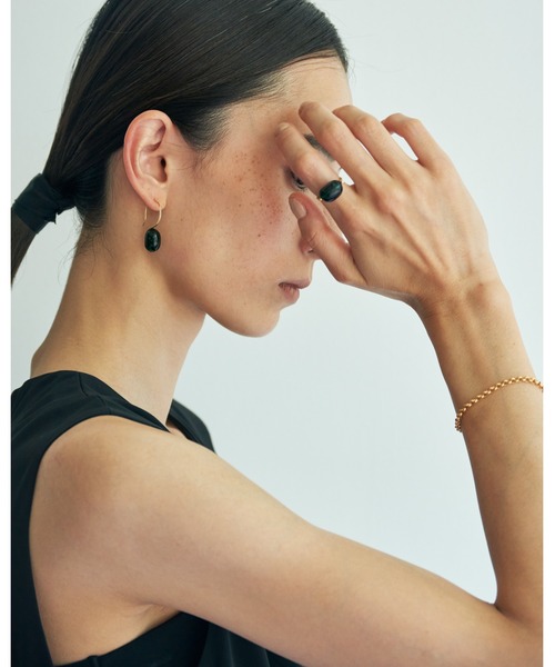 A part by（アパートバイ）の「ガラスピアス　168025（ピアス（両耳用）・レディース・グリーン/その他・FREE）」の12枚目の写真