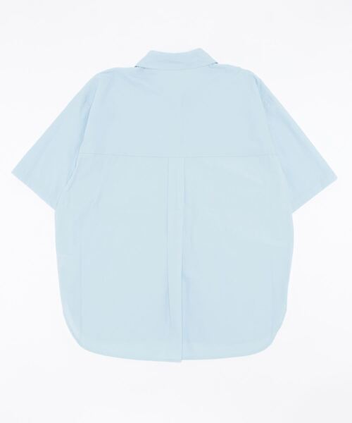 Marient（マリエント）の「ダブルポケットオーバーシャツ（シャツ/ブラウス・レディース・ホワイト/ライトブルー・FREE）」の7枚目の写真
