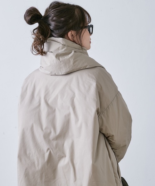 PUAL CE CIN（ピュアルセシン）の「フレンチダックダウンティペット（ストール/ショール・レディース・ブラック/ベージュ・FREE）」の3枚目の写真