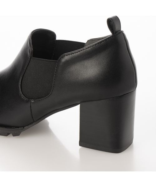 Fin（フィン）の「タンクソールサイドゴアブーティー【低反発スポンジ入り】（ブーツ・レディース・ブラック/ベージュ・22.5cm/23cm/23.5cm/24cm/24.5cm/25cm）」の6枚目の写真