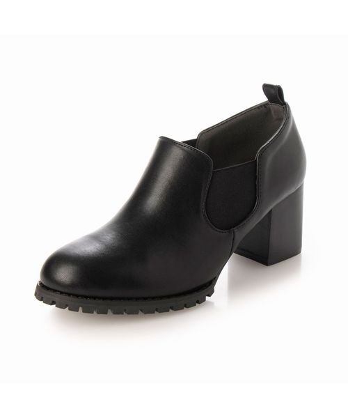 Fin（フィン）の「タンクソールサイドゴアブーティー【低反発スポンジ入り】（ブーツ・レディース・ブラック/ベージュ・22.5cm/23cm/23.5cm/24cm/24.5cm/25cm）」の10枚目の写真