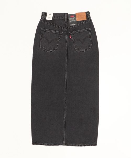 Levi's(リーバイス)の「Levi's/リーバイス スリット フロント スカート グレー WORN IN(デニムスカート・レディース・グレー・28inch/26inch/25inch/24inch/23inch/27inch)」の2枚目の写真