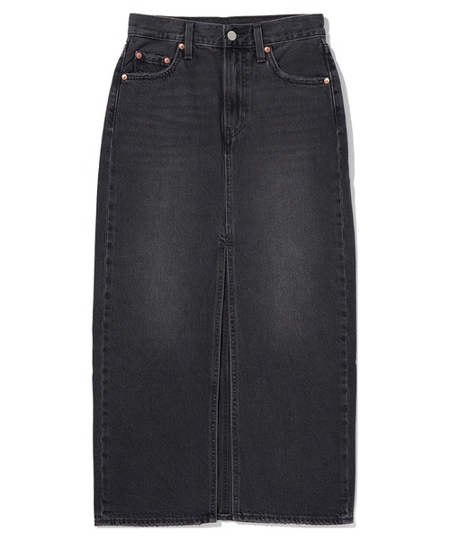 Levi's(リーバイス)の「Levi's/リーバイス スリット フロント スカート グレー WORN IN(デニムスカート・レディース・グレー・28inch/26inch/25inch/24inch/23inch/27inch)」の8枚目の写真
