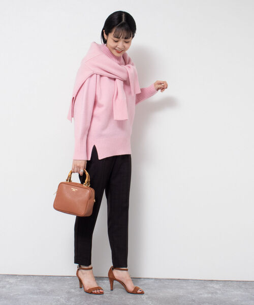 NOLLEY’S(ノーリーズ)の「イージースリムパンツ(その他パンツ・レディース・ブラウン系その他/グリーン/キャメル/ブラック/グレー系その他/ピンク・34/36/38)」の8枚目の写真