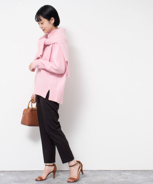 NOLLEY’S(ノーリーズ)の「イージースリムパンツ(その他パンツ・レディース・ブラウン系その他/グリーン/キャメル/ブラック/グレー系その他/ピンク・34/36/38)」の10枚目の写真