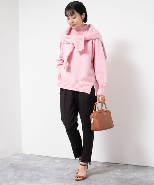 NOLLEY’S(ノーリーズ)の「イージースリムパンツ(その他パンツ・レディース・ブラウン系その他/グリーン/キャメル/ブラック/グレー系その他/ピンク・34/36/38)」の11枚目の写真