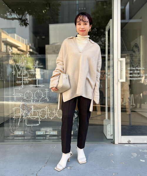 NOLLEY’S(ノーリーズ)の「イージースリムパンツ(その他パンツ・レディース・ブラウン系その他/グリーン/キャメル/ブラック/グレー系その他/ピンク・34/36/38)」の13枚目の写真
