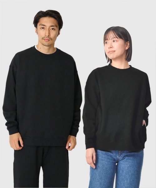 Snow Peak（スノーピーク）の「Recycled Cotton Sweat Crewneck（スウェット・メンズ・グレー/キナリ/ブラック・MEDIUM/LARGE/SMALL/X-LARGE/1）」の3枚目の写真