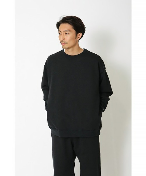 Snow Peak（スノーピーク）の「Recycled Cotton Sweat Crewneck（スウェット・メンズ・グレー/キナリ/ブラック・MEDIUM/LARGE/SMALL/X-LARGE/1）」の8枚目の写真