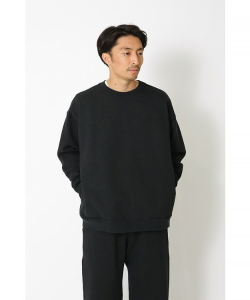 Snow Peak（スノーピーク）の「Recycled Cotton Sweat Crewneck（スウェット・メンズ・グレー/キナリ/ブラック・MEDIUM/LARGE/SMALL/X-LARGE/1）」の9枚目の写真