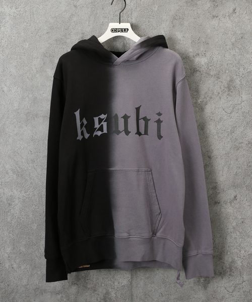 KSUBI(スビ)の「【ksubi / スビ】KULT KASH HOODIE 2TONE(パーカー・メンズ・ブラック・MEDIUM/LARGE)」の1枚目の写真