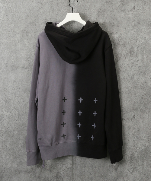 KSUBI(スビ)の「【ksubi / スビ】KULT KASH HOODIE 2TONE(パーカー・メンズ・ブラック・MEDIUM/LARGE)」の2枚目の写真